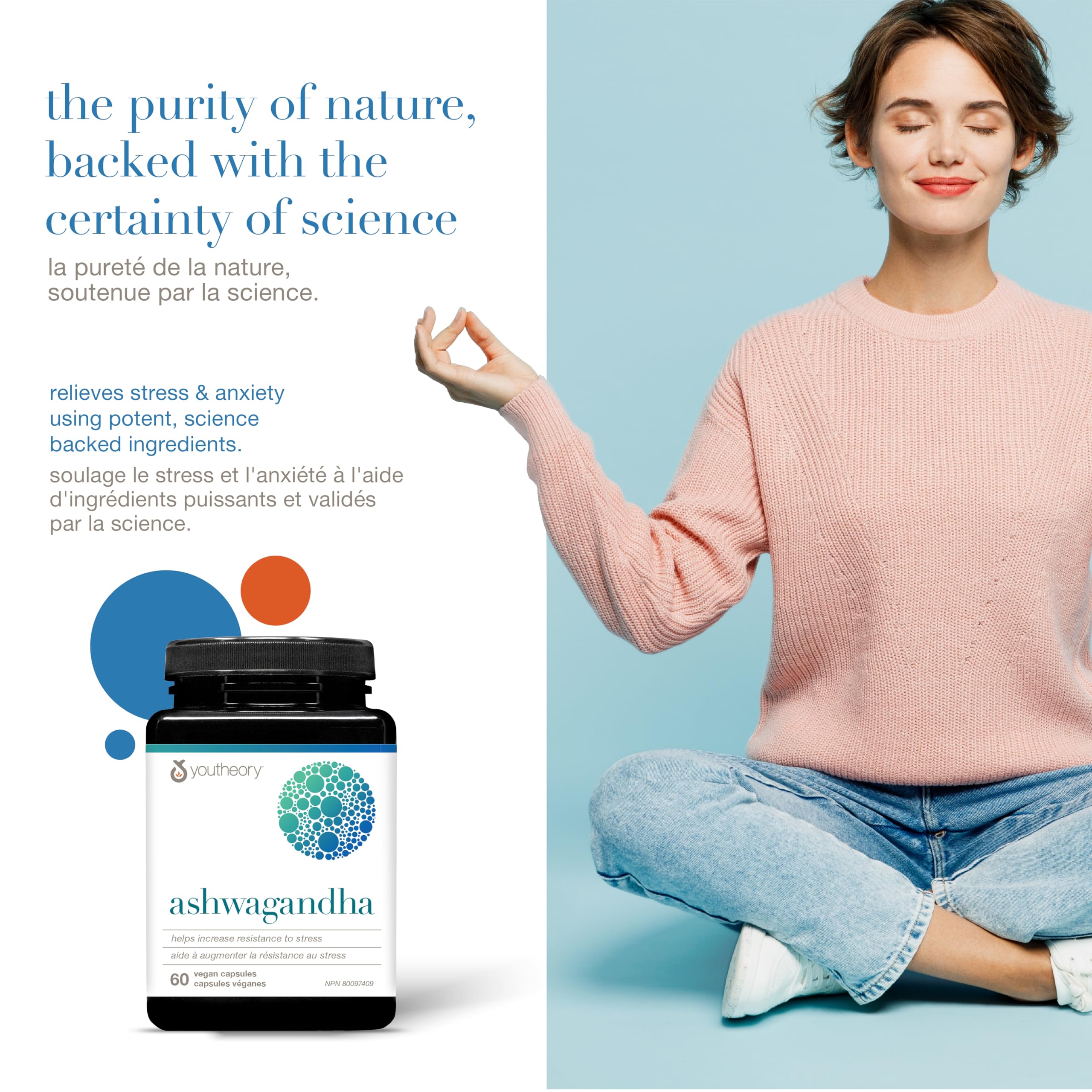 Youtheory Ashwagandha 7,200 mg Per Serving, with Clinically Proven KSM-66 and GingeverGinger to Support the Efficacy of Ashwagandha. Helps Increase Resistance to Stress and Anxiety, Vegan, 60 Capsules 🍁 All In One Marketplace Canada