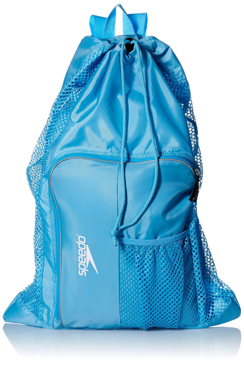 Speedo Unisex Adult Deluxe Ventilator Mesh Equipment Bag - Blue Grotto, One Size 🍁 All In One Marketplace Canada
