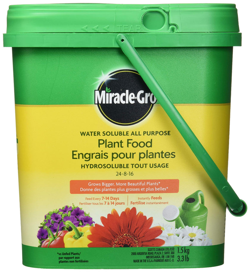 Miracle-Gro Water Soluble All Purpose Plant Food, 1.5kg | Instantly Feeds All Flowers, Veggies, Trees & Shrubs for Bigger, More Beautiful Plants 🍁 All In One Marketplace Canada