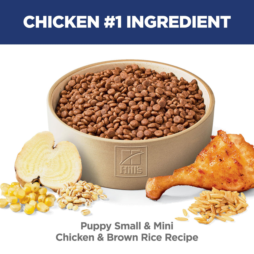 Hill's Science Diet Puppy Small & Mini Chicken & Brown Rice Recipe Dry Dog Food 2.04 kg Bag 🍁 All In One Marketplace Canada