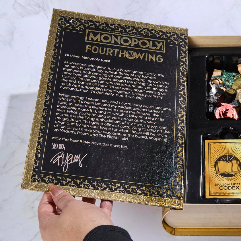 Monopoly Fourth Wing Edition Board Game for Adults | Officially Licensed Game Inspired by the Empyrean Series, Book 1 | 2-6 Players | Ages 17+ 🍁 All In One Marketplace Canada