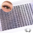 Natural Lash Clusters Wispy Cluster Eyelash Extensions 168pcs Individual Lashes 8-16mm C Curl DIY Lash Extension Natural Look Soft Thin Band Cluster Lashes by ALICE 🍁 All In One Marketplace Canada
