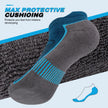 Cirorld Mens Ankle Running Socks, Athletic Cushioned Low Cut Moisture Wicking Cotton Short Sports Socks, 6 Pairs 🍁 All In One Marketplace Canada