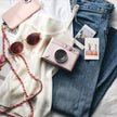 FUJIFILM INSTAX MINI Evo Hybrid Instant Camera - Gentle Rose 🍁 All In One Marketplace Canada