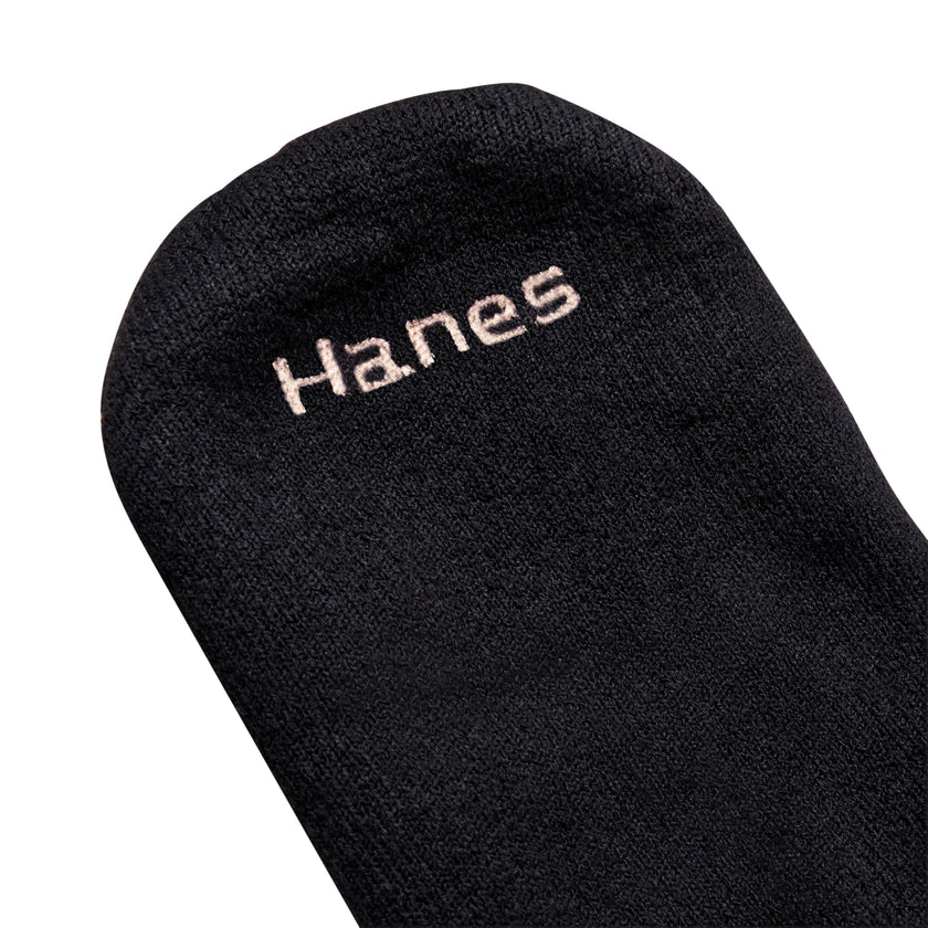 Hanes Womens Value Pack, Ankle Soft Moisture-wicking Socks, Available In 10 And 14-packs, Black - 14 Pack, 5-9 US 🍁 All In One Marketplace Canada