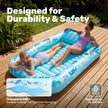 Sloosh Inflatable Tanning Pool Lounger Float-XL, 85