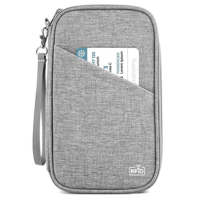 Passport Holder Family, Women RFID Blocking Passport Wallet, Travel Document Organizer for Wallets, Waterproof Passport Holders Bag for Men Traveling, Credit Cards Case 🍁 All In One Marketplace Canada