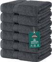 Utopia Towels 6 Medium Bath Towels, 24 by 48 Inches, 100% Cotton Towels for Pool, Spa, Gym, Quick Drying and Absorbent, Grey 🍁 All In One Marketplace Canada