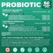 Probiotics Women & Men - 60 Billion CFU Probiotic + Prebiotics | Delayed Release Capsules Survive Stomach Acid for Max Potency | Digestive & Immune Support | Bloating & Gas Relief | Shelf Stable Lactobacillus Strains | Canadian Made, 3rd Party Tested