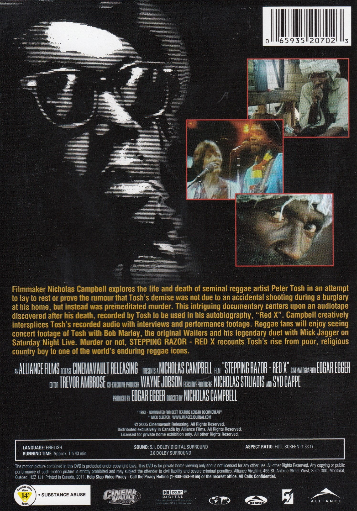 Peter Tosh - Stepping Razor: Red X