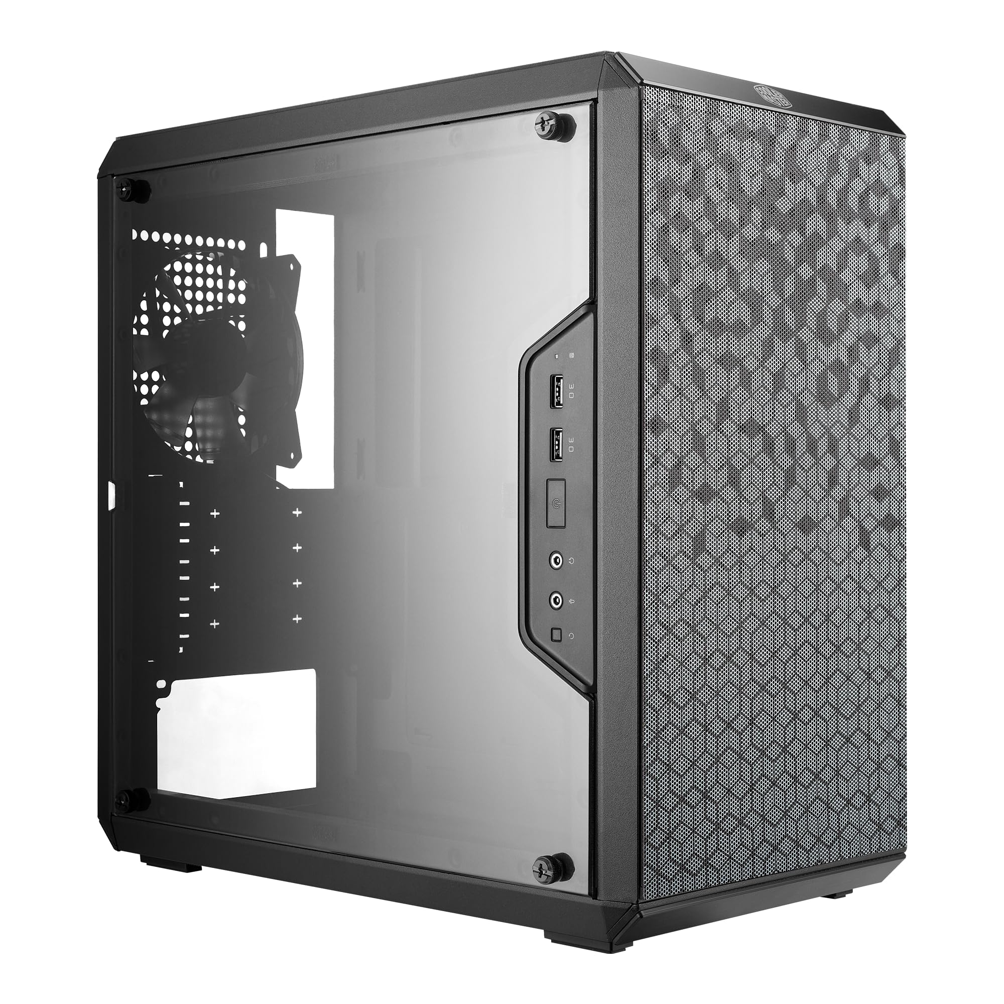 Cooler Master MasterBox Q300L Micro-ATX Tower with Magnetic Design Dust Filter, Transparent Acrylic Side Panel, Adjustable I/O & Fully Ventilated Airflow, Black (MCB-Q300L-KANN-S00) 🍁 All In One Marketplace Canada
