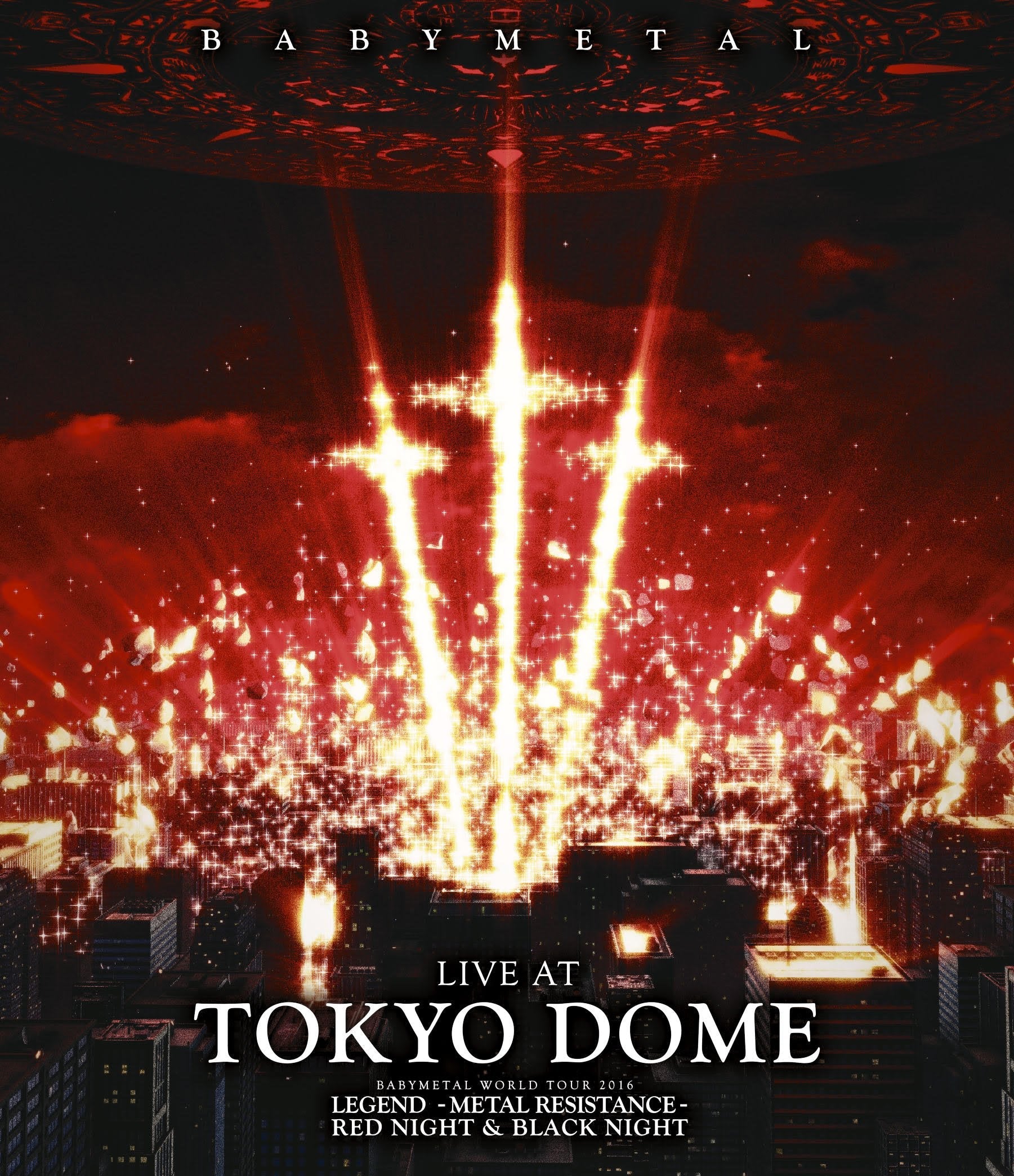 BABYMETAL: LIVE AT TOKYO DOME BABYMETAL WORLD TOUR 2016 LEGEND - METAL RESISTANCE - RED NIGHT & BLACK NIGHT [Blu-ray] (2discs / 169min)