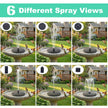 Yeomi Solar Fountain, Floating Solar Water Pump for Bird Bath, Outdoor Water Fountain No Battery or Electricity Needed, Easy to Use for Garden, Pond, Patio 🍁 All In One Marketplace Canada