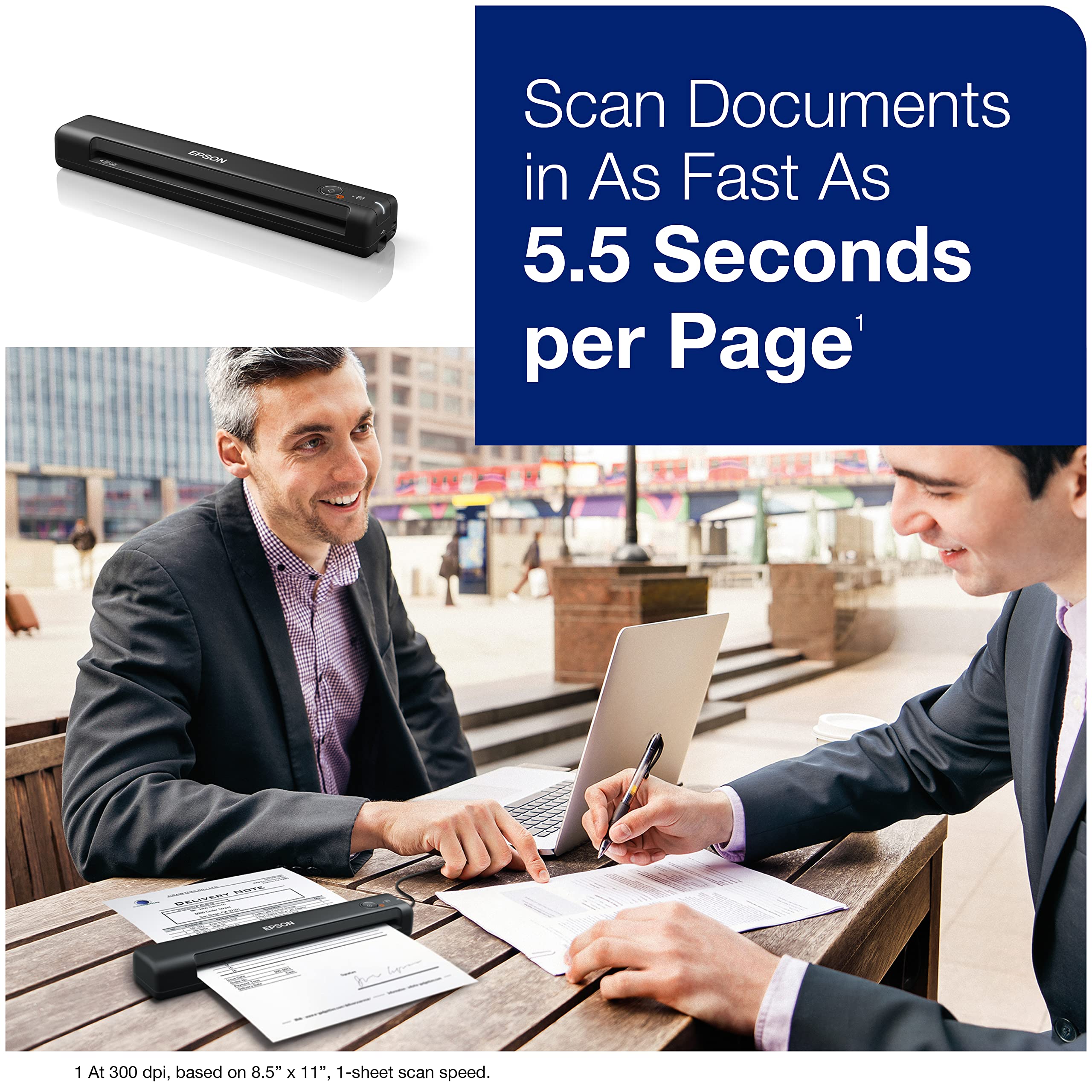 Epson WorkForce ES-50 Portable Sheet-fed Document Scanner for PC and Mac, Black 🍁 All In One Marketplace Canada