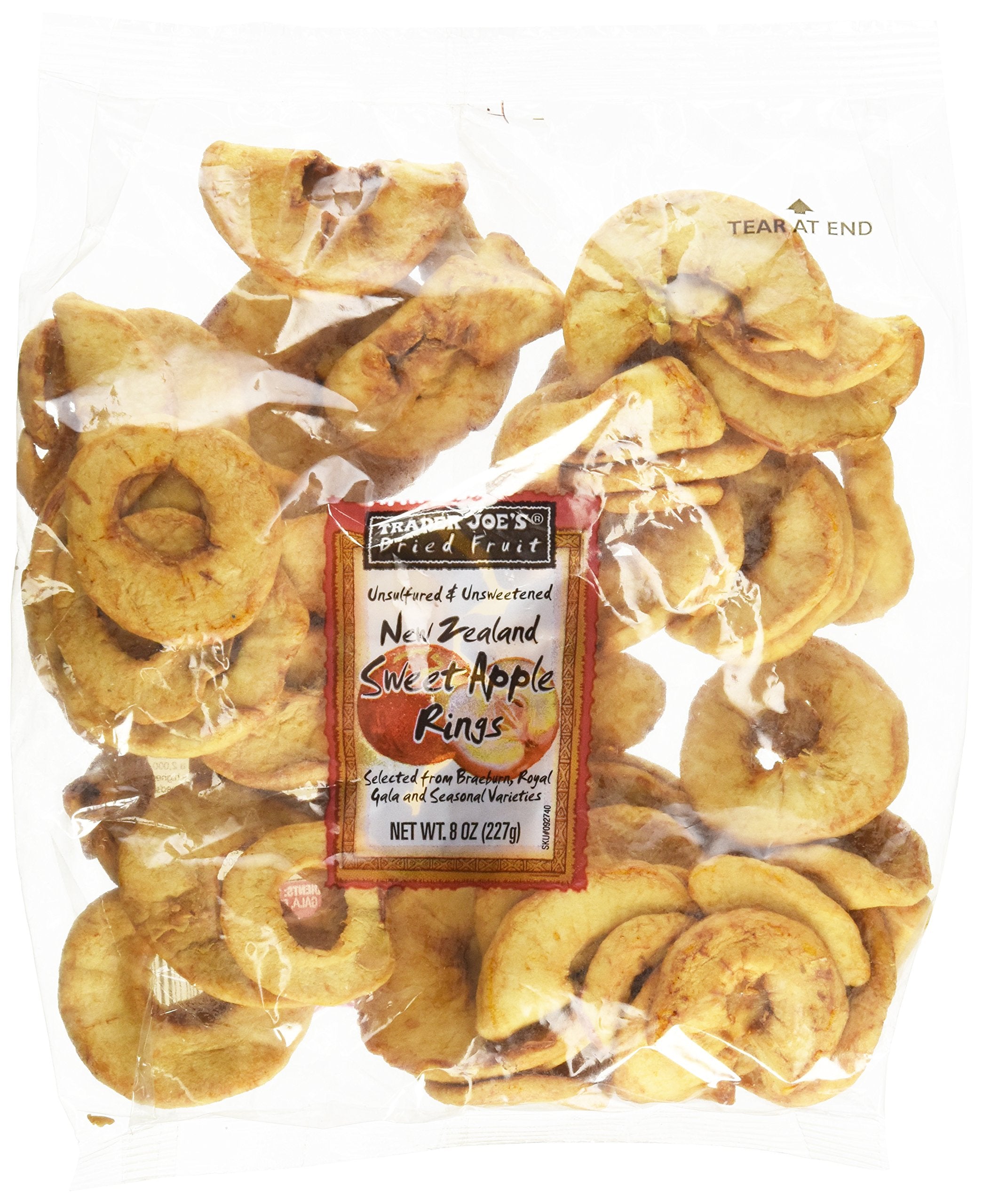 Trader Joe's Dried New Zealand Sweet Apple Rings, 227g