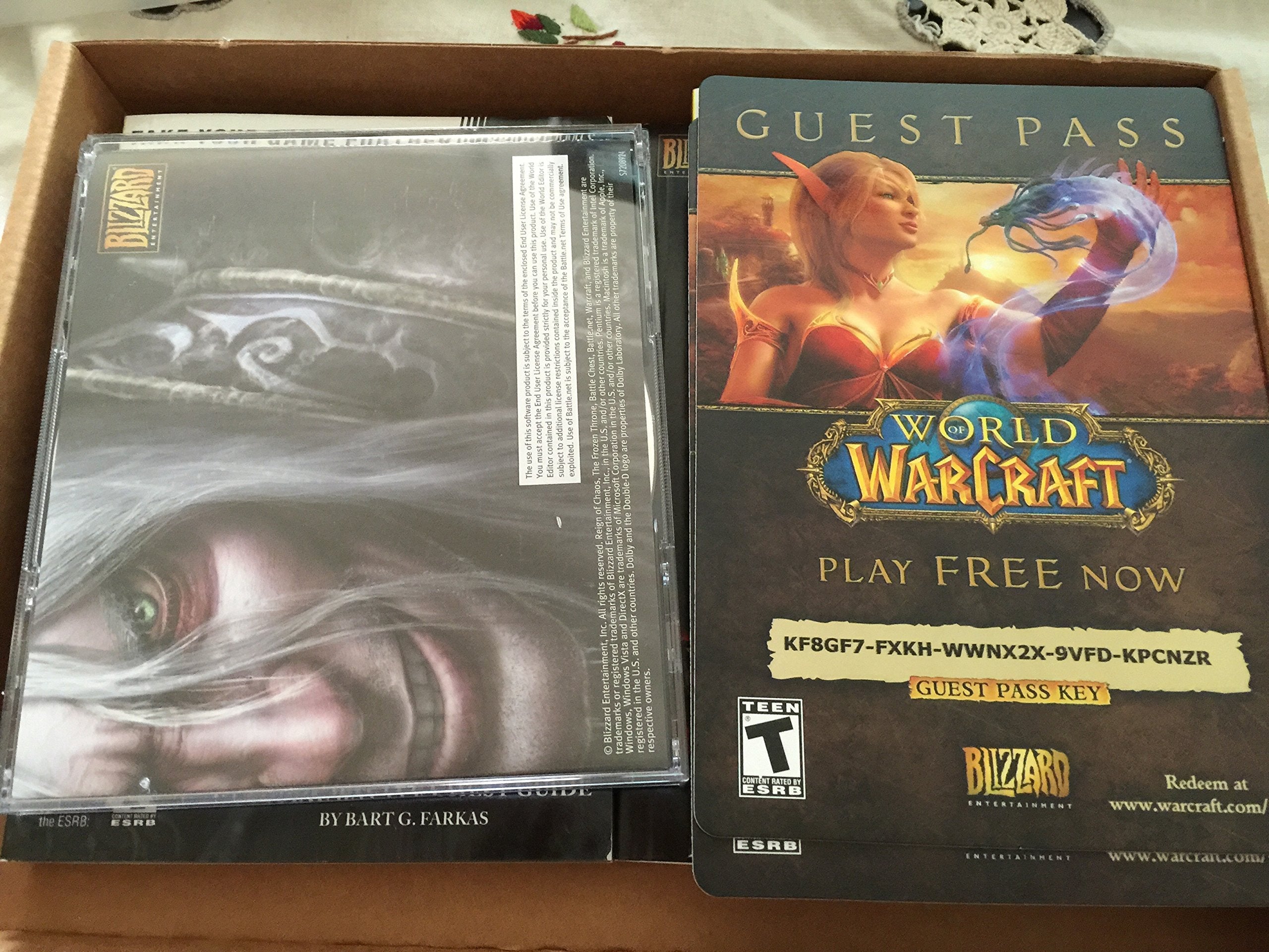Warcraft III Battlechest with Expansion & Two Strategy Guides