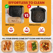 Air Fryer Liners, 125Pcs Disposable Parchment Paper Liners – Non-Stick and Oil Proof for Easy Cleanup – 8” Square for 5-8 qt Basket by Baker's Signature 🍁 All In One Marketplace Canada
