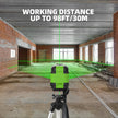 Huepar Self Leveling Laser Level with Tripod, 98Ft Green Cross Line Laser Leveler Tool for Picture Hanging, Tile, Home Renovation, Indoor Project, Battery Included, 40in Tripod 🍁 All In One Marketplace Canada