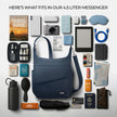 Travelon Anti-Theft Classic Messenger Bag, One Size, Midnight 🍁 All In One Marketplace Canada