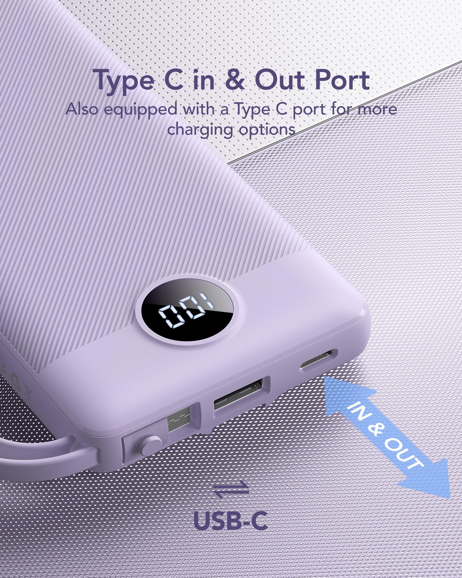 VRURC Portable Charger Power Bank, 10000mAh Travel Essentials Battery Pack 🍁 All In One Marketplace Canada