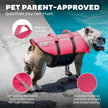 Outward Hound Granby Splash Dog Life Jacket with Handle, Reflective Floating Vest for Swimming & Boating, Maximum Buoyancy, All Skill Levels, Small Dogs & Puppies (16–20