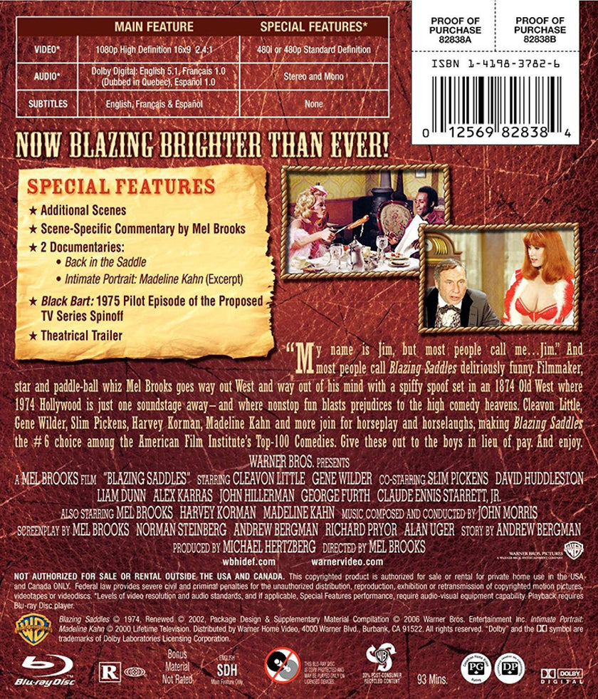 Blazing Saddles - Blu-ray