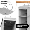 SimpleHouseware 10 Shelves Hanging Shoes Organizer Holder for Closet, Grey 🍁 All In One Marketplace Canada
