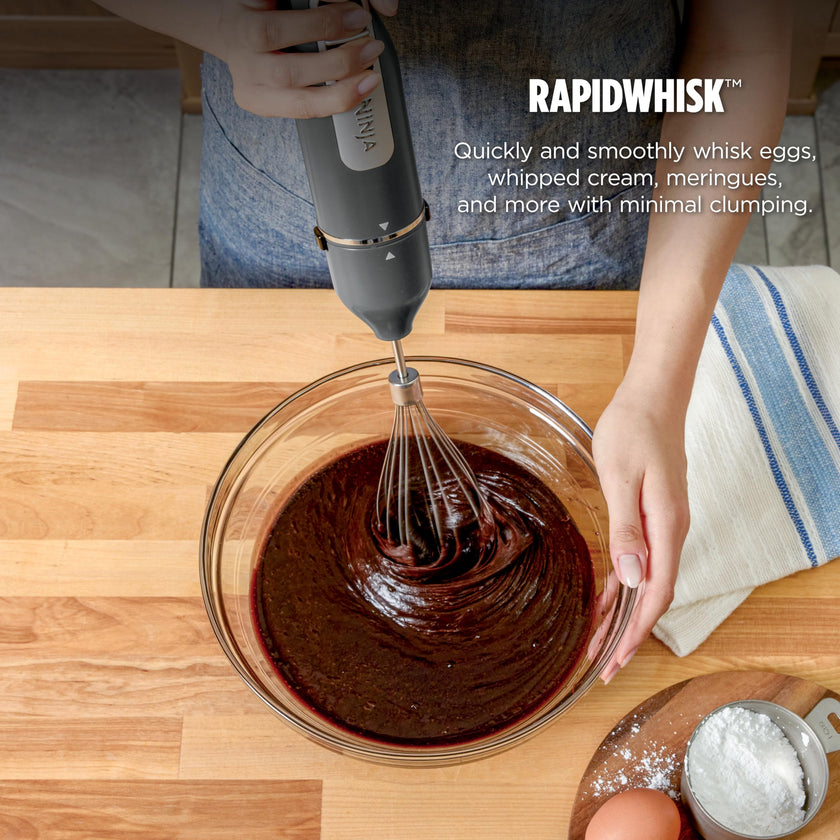 Ninja Immersion Blender & Whisk, 4 Speeds, 4oz/120mL, Dark Grey, CI201CGY 🍁 All In One Marketplace Canada