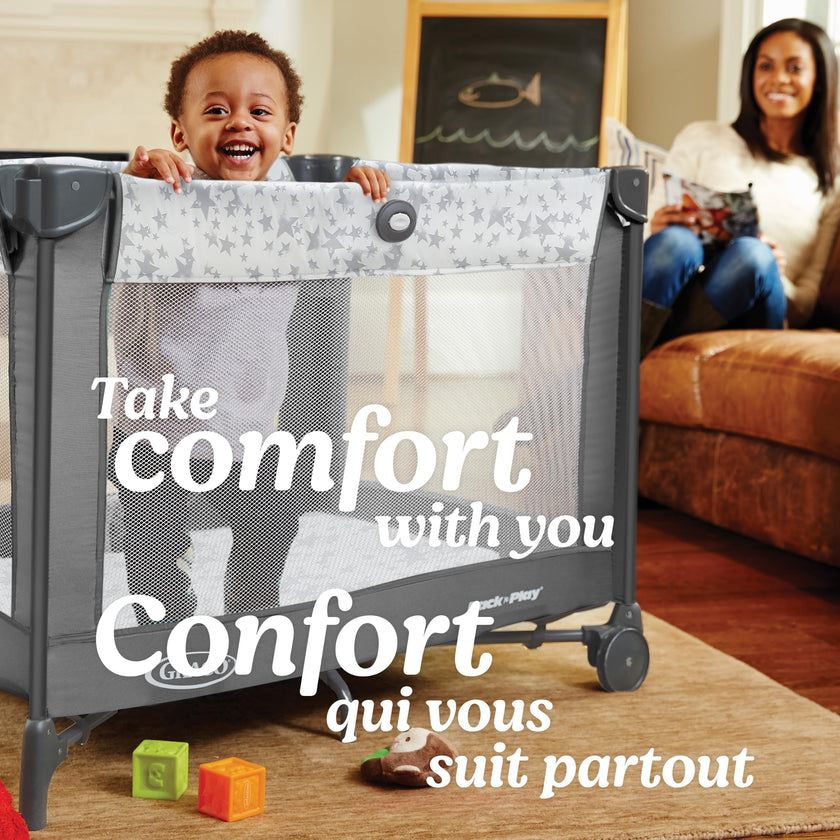 Graco Pack 'n Play Playard, Foldable Baby Playpen, Oakley 🍁 All In One Marketplace Canada