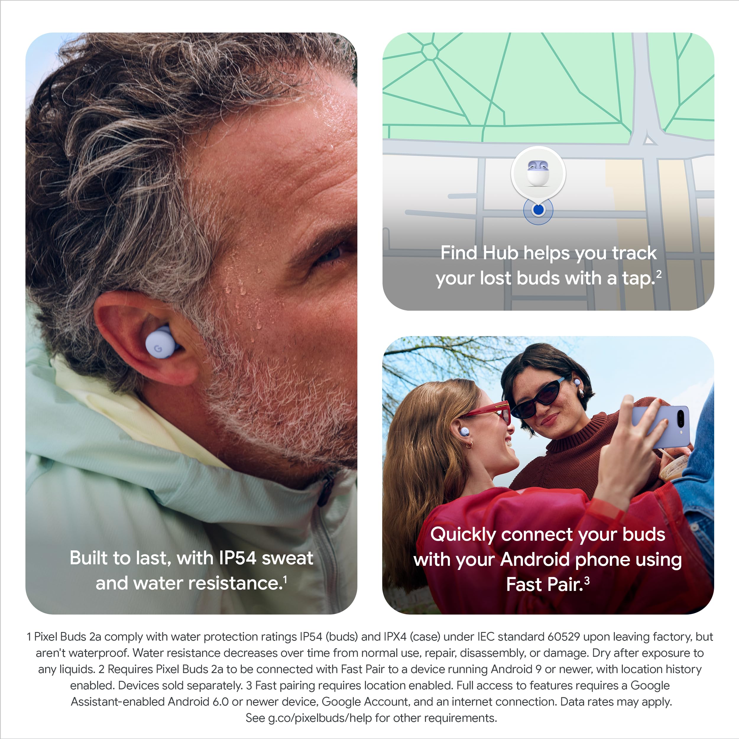 Google Pixel Buds 2a - Wireless Earbuds with Noise Cancellation - Hazel 🍁 All In One Marketplace Canada