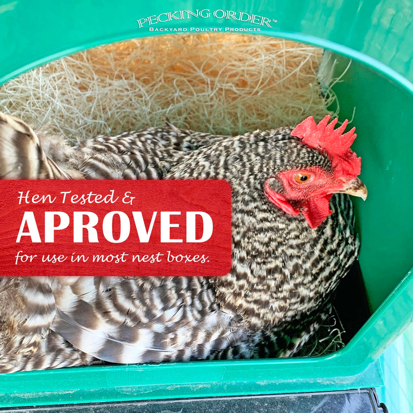 Nest Box Pads for Chicken Nesting Boxes - 13 x 13 Pads Made in USA from Sustainably Sourced Aspen Excelsior (5 Pack) 🍁 All In One Marketplace Canada