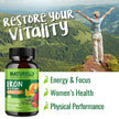 NATURELO Vegan Iron Supplement with Vitamin C and Organic Whole Foods, 90 Capsules, Gentle Iron Capsules for Women & Men with this Mineral Deficiency - Including Pregnancy, Anemia and Vegan Diets 🍁 All In One Marketplace Canada