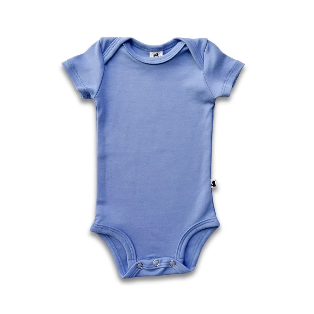 Bamboo Baby Short-Sleeved Onesie | Saltwater Floral