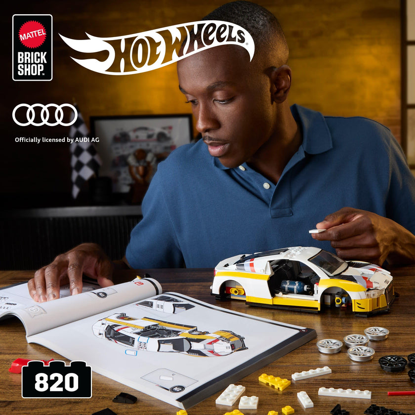 Mattel Brick Shop Hot Wheels Elite Series ’15 Audi R8 LMS Building Set 🍁 All In One Marketplace Canada