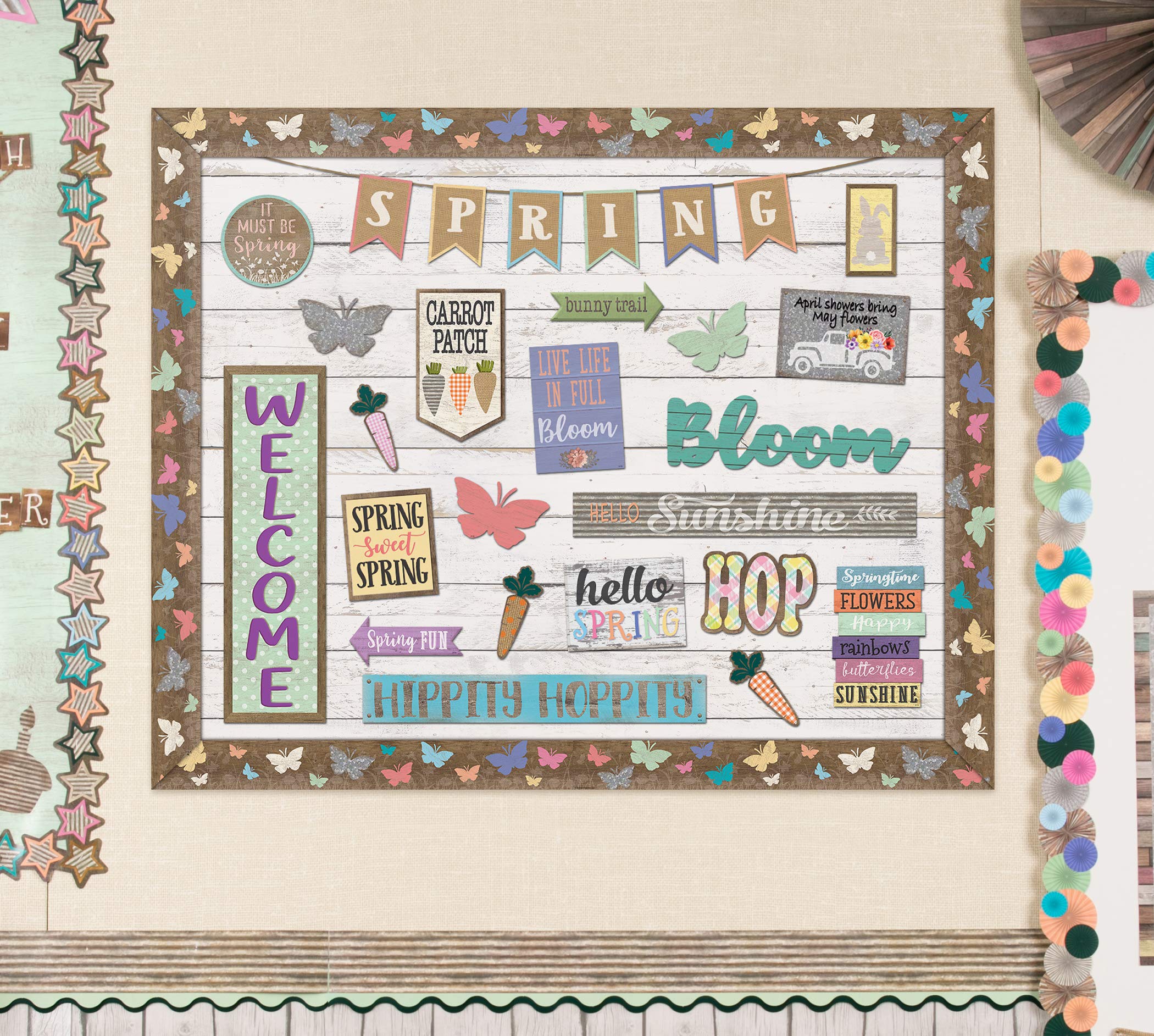 Teacher Created Resources White Shiplap Better Than Paper Bulletin Board Roll (TCR7777498) 🍁 All In One Marketplace Canada