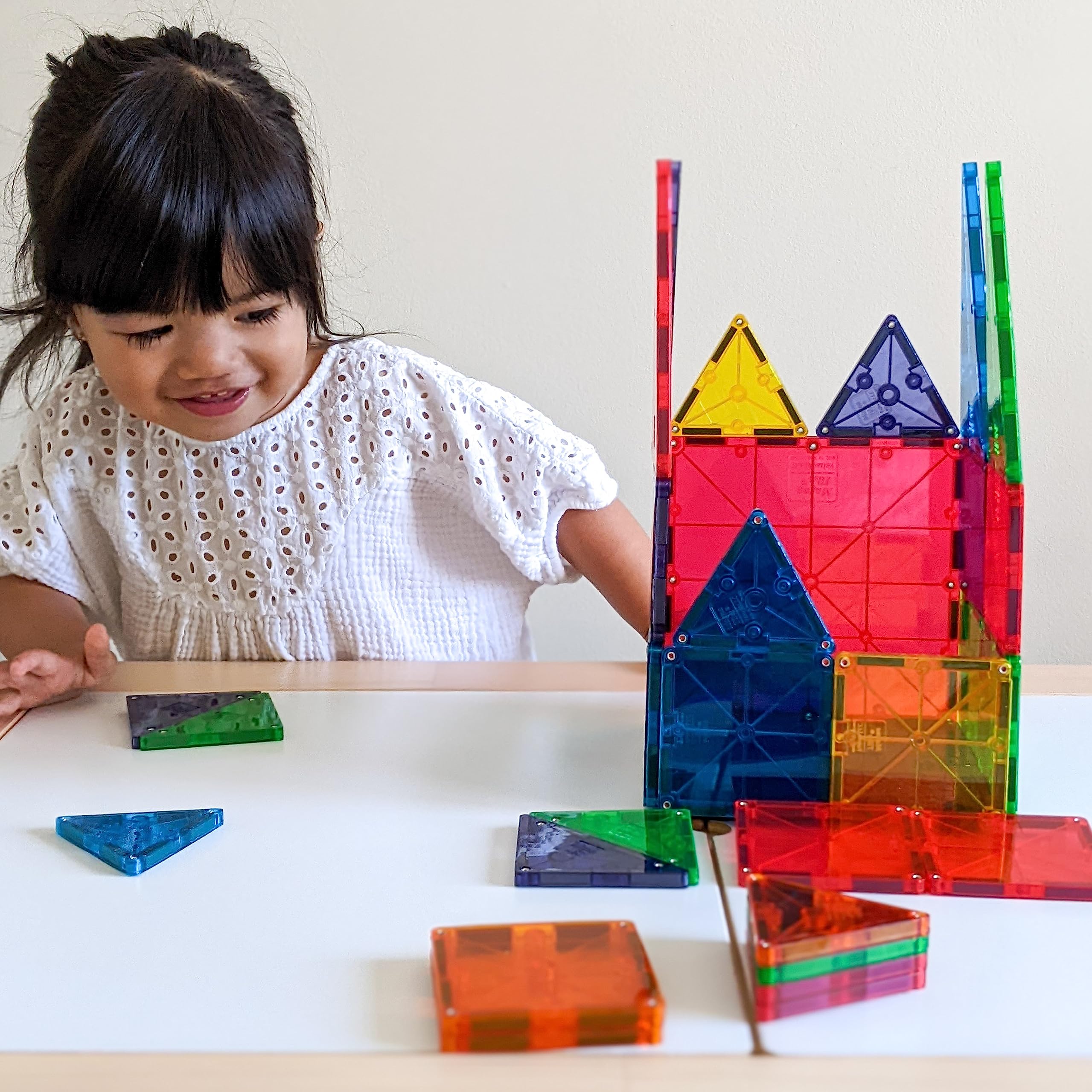 Magna-Tiles 02132 Clear Colors 32 Piece Set by Valtech Since 1997 🍁 All In One Marketplace Canada