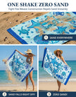 Lane Linen Turkish Beach Towels Set of 6, Oversized Beach Towel, Lightweight Beach Essentials for Women, Large Pool Towel, Absorbent & Quick Dry, Sand Free Beach Towel, 39