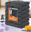 Utopia Towels 6 Medium Bath Towels, 24 by 48 Inches, 100% Cotton Towels for Pool, Spa, Gym, Quick Drying and Absorbent, Grey 🍁 All In One Marketplace Canada