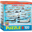 Eurographics Puzzles Canada - Airplanes - Premium Quality