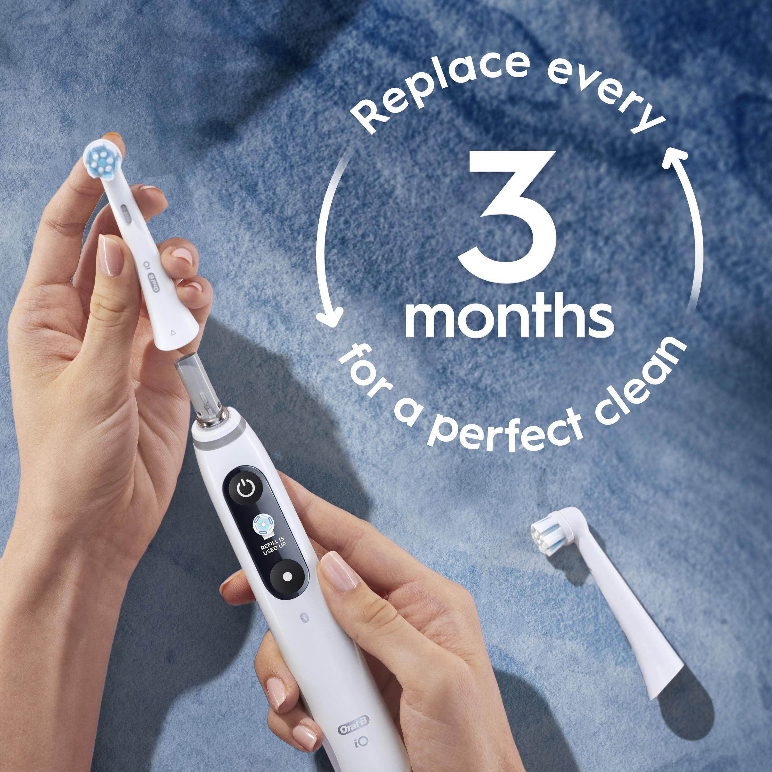 Oral-B iO Gentle Care Replacement Heads, Electric Toothbrush Brush Heads, White, 2 Count 🍁 All In One Marketplace Canada