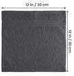 Utopia Towels 12 Pack Premium Wash Cloths Set, 12 by 12 Inches, 100% Cotton Ring Spun, Highly Absorbent and Soft Feel Washcloths for Bathroom, Spa, Gym, and Face, Grey 🍁 All In One Marketplace Canada