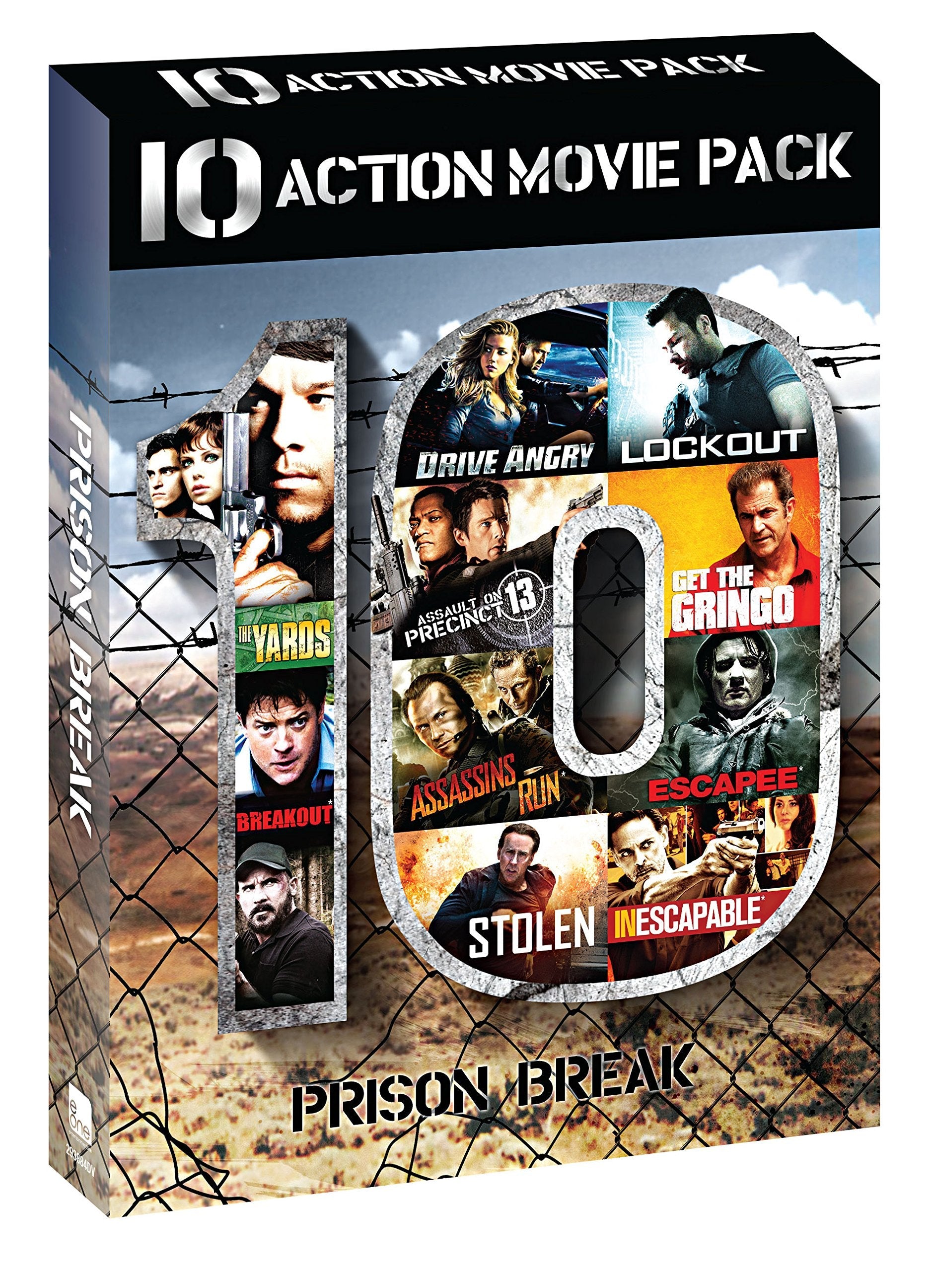 Prison Break: Assault On Precinct 13 / Yards / Assassins Run / Escapee / Inescapable / Stolen / Breakout / Lockout / Get The Gringo / Drive Angry - DVD (Used)
