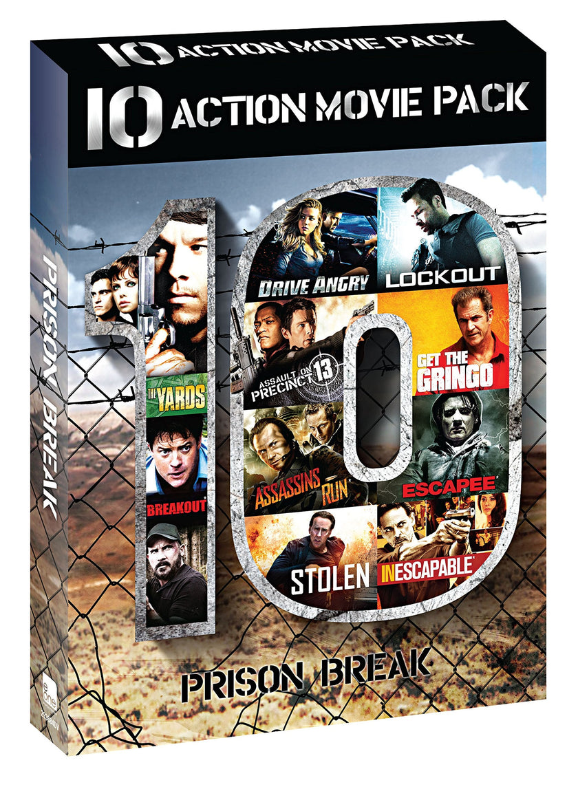 Prison Break: Assault On Precinct 13 / Yards / Assassins Run / Escapee / Inescapable / Stolen / Breakout / Lockout / Get The Gringo / Drive Angry - DVD (Used)