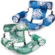 SLOOSH Inflatable Pool Floats Adult,2 Packs Floating Lounge Chairs,Blow up Pool Noodles for Adult Heavy Duty,Floating Chair for Party Summer Water Beach Lake Fun,Tropical Leaves-Green,Blue 🍁 All In One Marketplace Canada