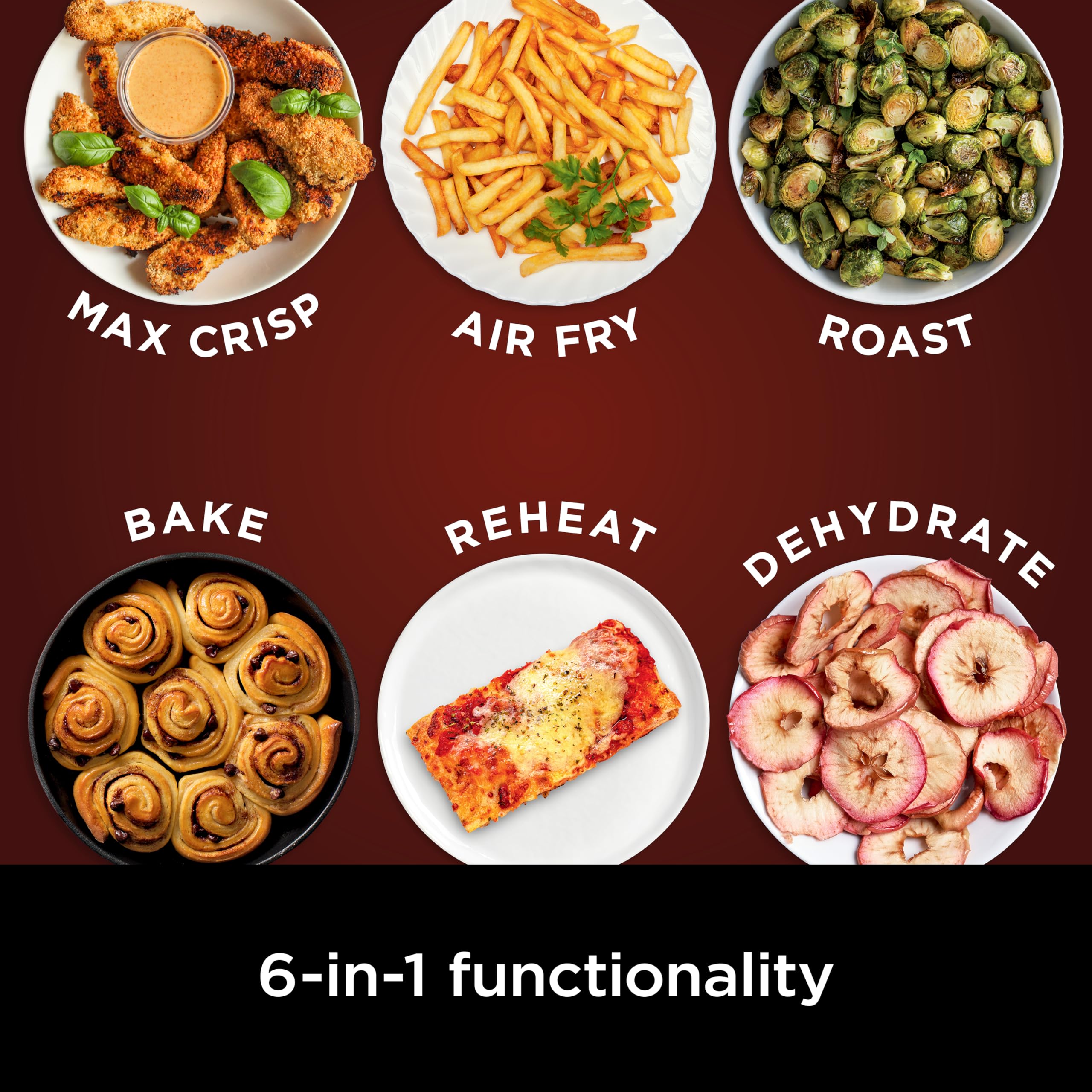 Ninja Air Fryer Pro XL 6-in-1 with 6.5 QT Capacity, Max Crisp, Air Fry, Air Roast, Bake, Reheat, Dehydrate, Max Crisp Technology with 450F, Nonstick Basket & Crisper Plate, AF181C (Canadian Version) 🍁 All In One Marketplace Canada