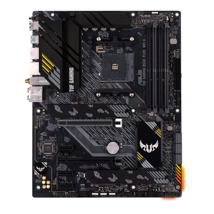 ASUS TUF Gaming B550-PLUS WiFi II AMD AM4 (3rd Gen Ryzen™) ATX Motherboard (PCIe 4.0, WiFi 6, 2.5Gb LAN, BIOS Flashback, USB 3.2 Gen 2, Addressable Gen 2 RGB Header and Aura Sync) 🍁 All In One Marketplace Canada