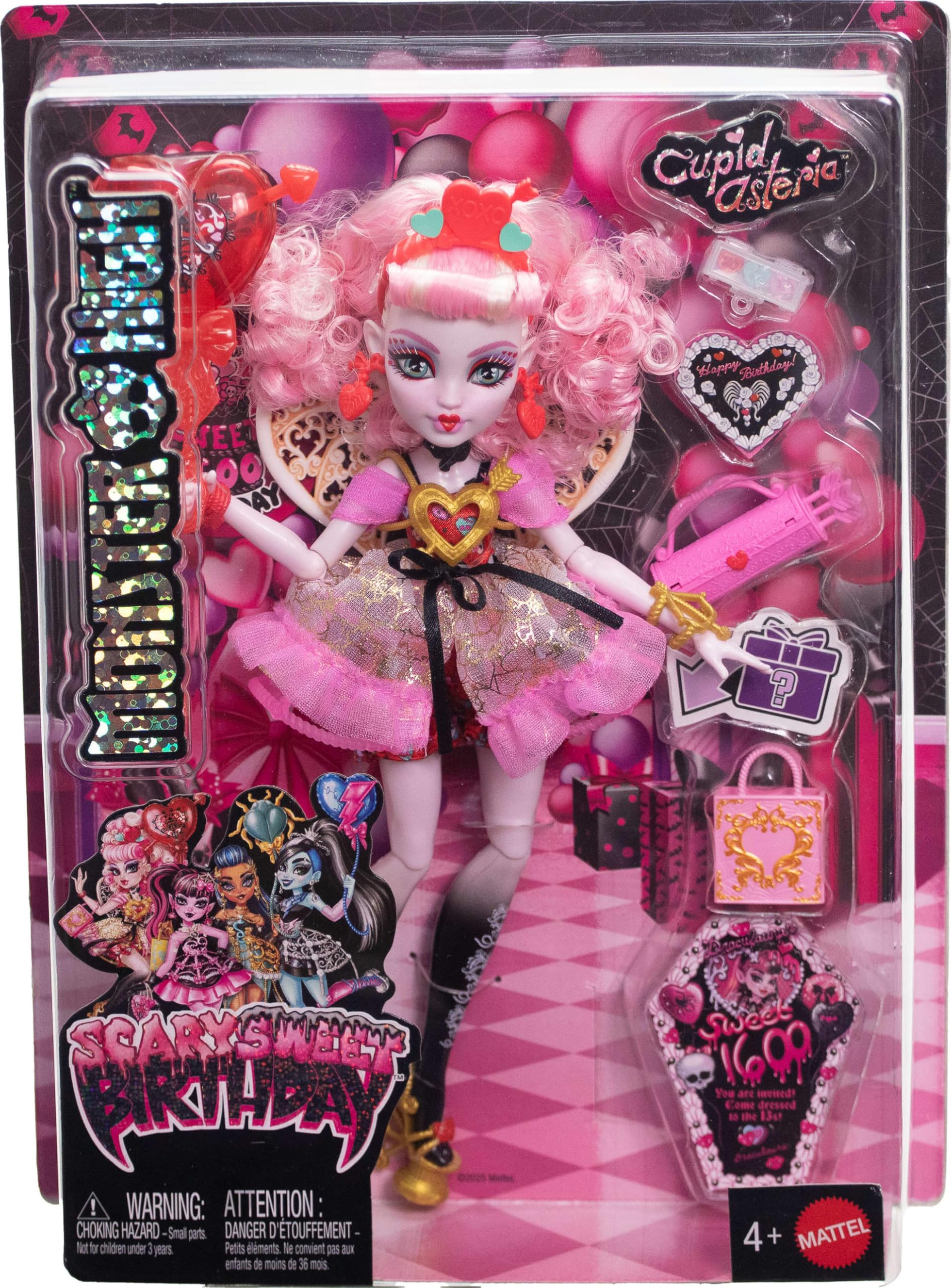 Monster High Scary Sweet Birthday Cupid Asteria Doll 🍁 All In One Marketplace Canada