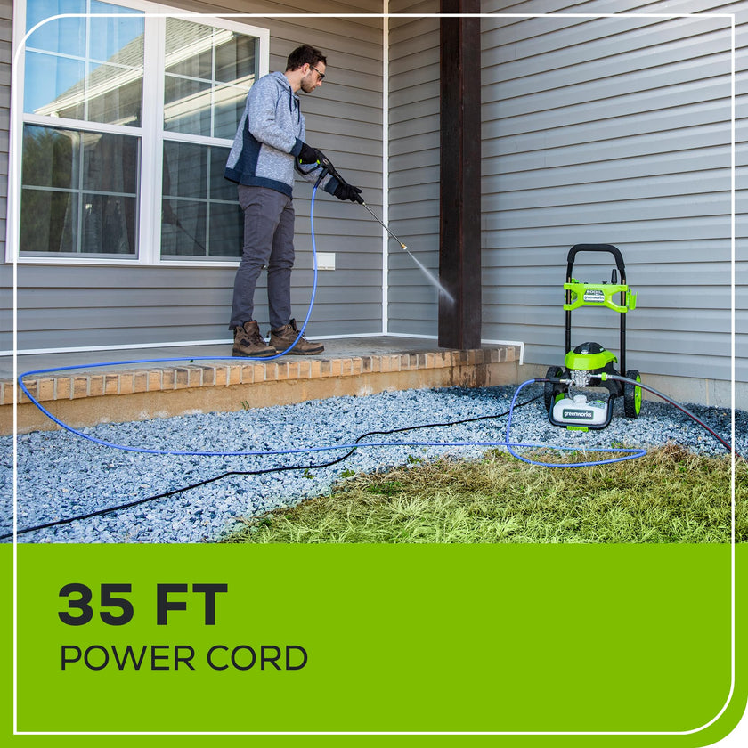 Greenworks 2000 PSI 1.2-Gallon-GPM Cold Water Electric Pressure Washer 🍁 All In One Marketplace Canada