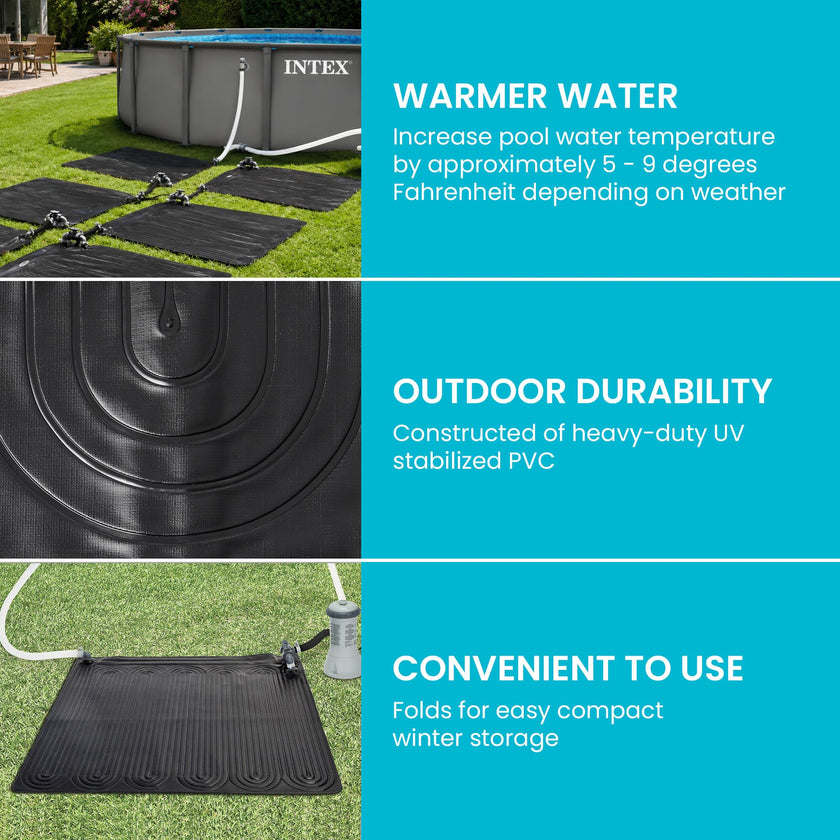 Intex Solar Heater Mat for Above Ground Swimming Pool, 47