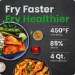 Chefman Air Fryer – 4 QT Compact Airfryer for Quick & Easy Meals, Features Hi-Fry Technology for Extra Crisp, Easy-View Window, Touch Controls with 4 Presets, Nonstick & Dishwasher Safe Basket - Black 🍁 All In One Marketplace Canada